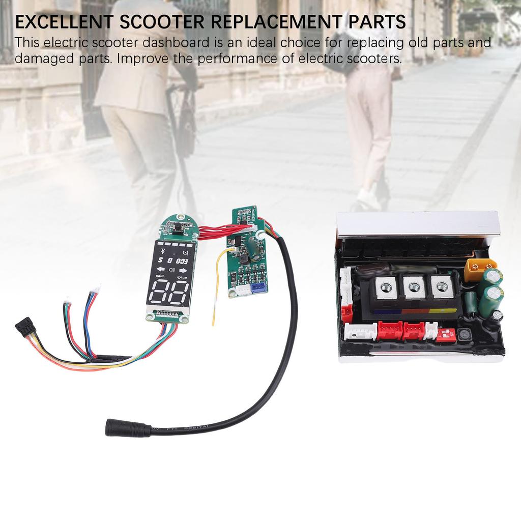 Electric Scooter Controller Board Dashboard Replacement for F2 F2PRO F2MAX F2PRO Series Scooters LED Display