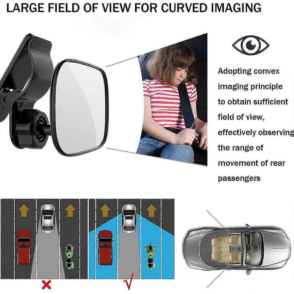 Baby Car Mirror, 360 Rotation Baby Car Rear View Mirror, Baby Rear View Mirror