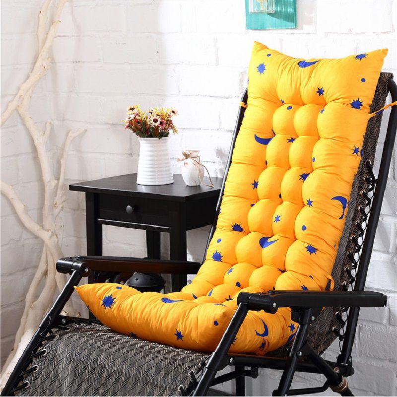 Thick Padded Patio Lounger Back Cushion For Garden Rocking Chairs And Benches