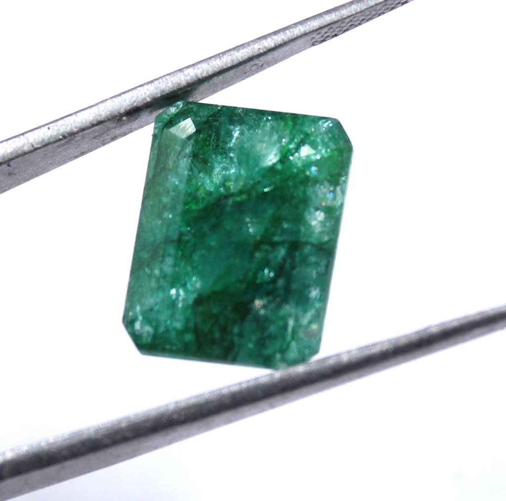 13.30 Carat Christmas Day Big Offer Green Emerald Emerald Shape Colombia Certified Gemstone SN56