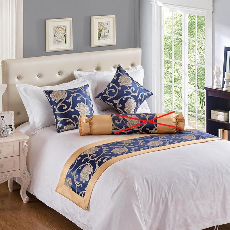 1pcs European Printing Style Bed Runner Throw Home Hotel Decoration Bed Flags Wedding Bedroom Bed Tail Towel Pillowcase Dust-proof and Easy To Clean