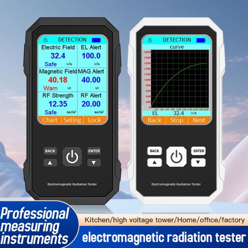 Digital Electromagnetic Field Radiation Detector ,5G Cell Tower, Signal Detector, for Home Offices