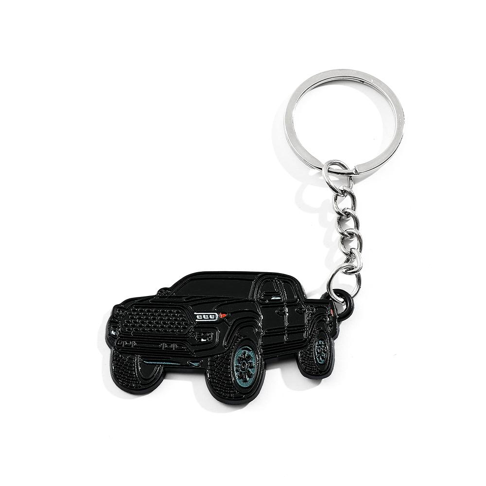 Car Model Pendant Keychain Tacoma Style Metal Keychain Suitable for Jeep Durable Decor Accessories