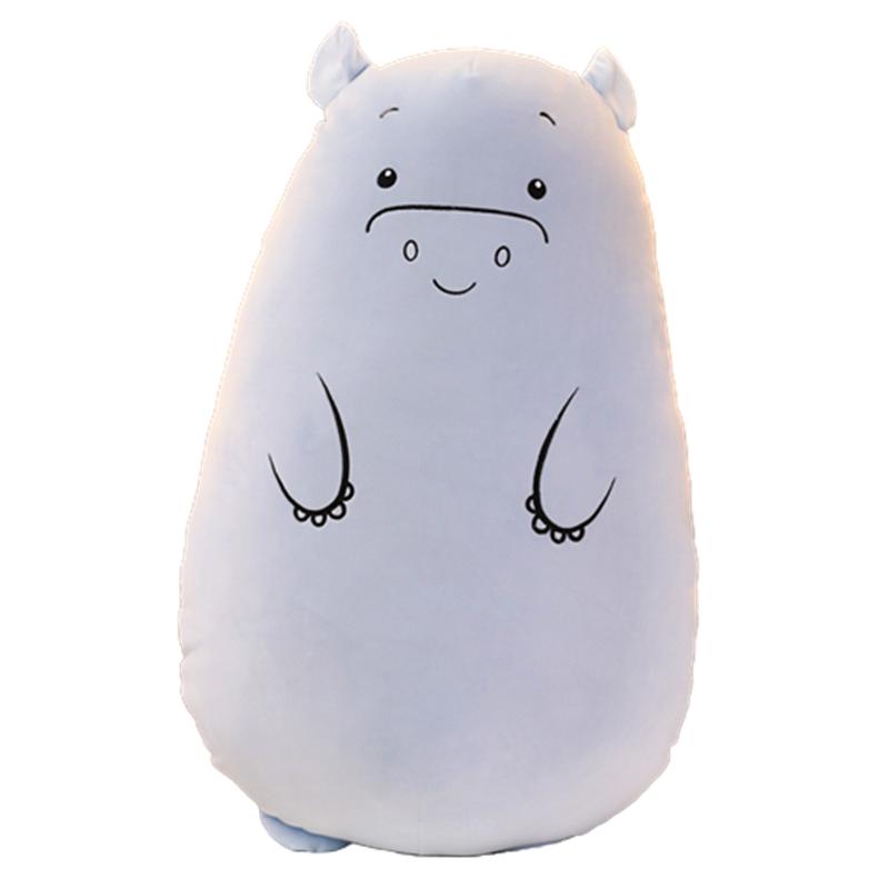 

Единорог Динозавр Мультяшное Животное Плюшевая Игрушка Украшение Дома Подушка для Броска Девочки Hippopotamus