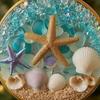 Christmas Pendant Starfish Shell Design Coastal Hanging Ornament with Lanyard Seasonal Home Decor Gift