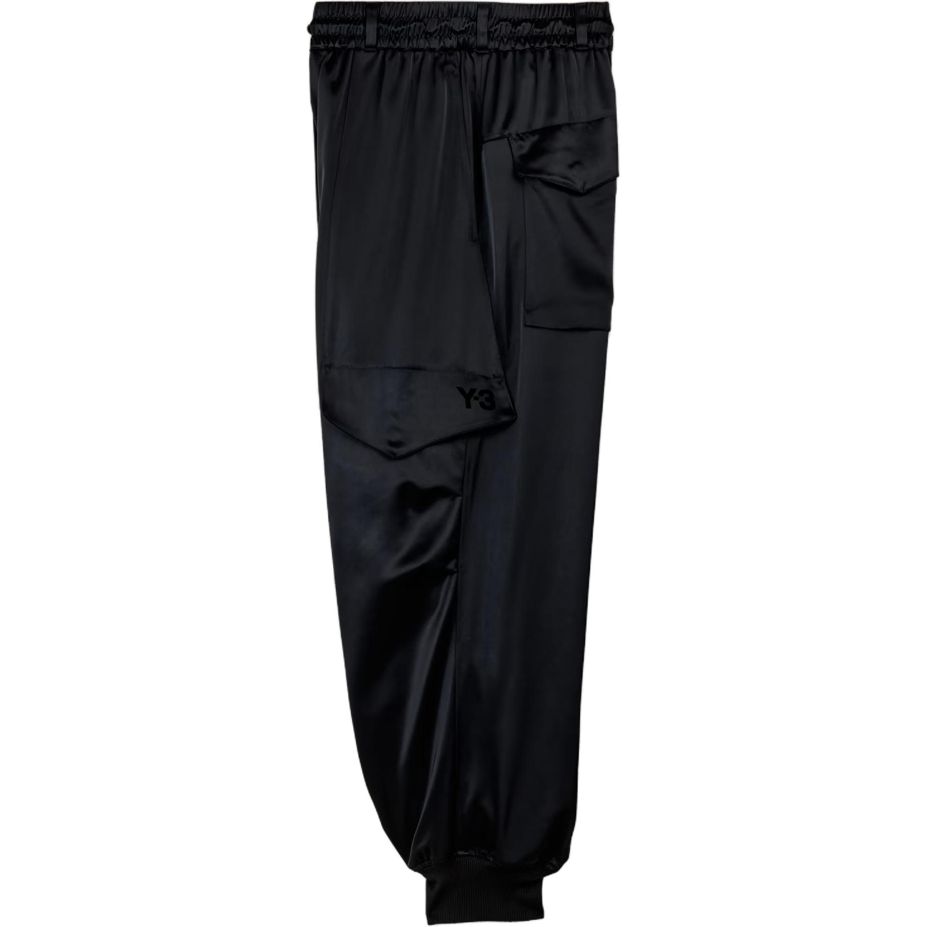 

Y-3 Tch Slk Crg Pant 23SS Повседневные спортивные брюки карго с эластичной кулиской, зауженные к низу, длиной девять точек, женские брюки, черный IL2155 S