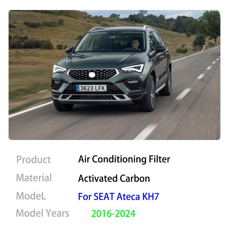 Air Conditioning Filter For SEAT Ateca KH7 Cupra Ateca 2016 2017 2018 2019 2020 2024 2024 2024 2024 5Q0819653 Activated Carbon