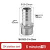 304 Stainless Steel Hex Male Thread Pagoda Fitting for Water/Air Hose