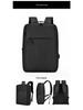 Cross-Border Business Laptop Backpack for Students - Simple, Solid Color Design