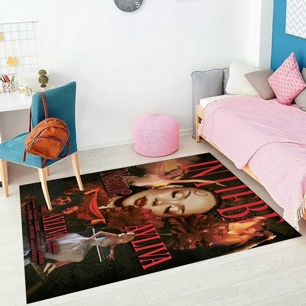 Ayliva Customize your name rug, office chair cushion, home bedroom living room gift.