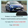 Car Engine Hood Sound Pads Compatible With Toyota Corolla E210 2019~2024 Car Front Heat Insulation Cotton Covers Fireproof Auto