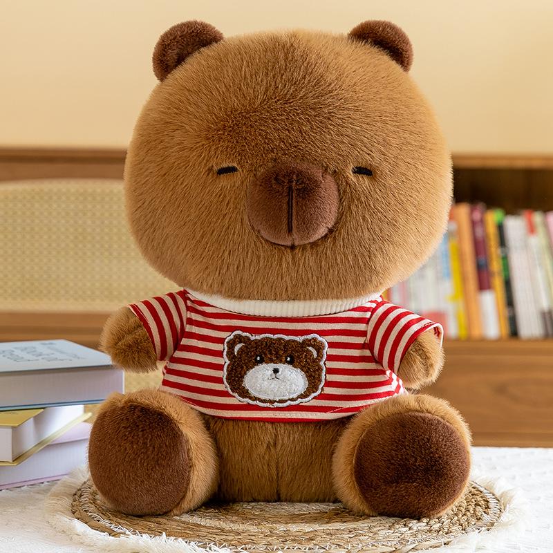 

Свитер Капибара Плюшевая Игрушка Кукла Капибара Детский Подарок на День Рождения Подушка для Сна Кукла 30cm（0.23kg）