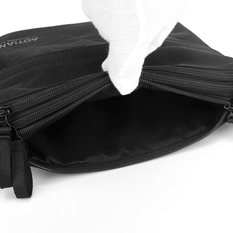 Women Men Nylon Shoulder Bag Lightweight Travel Bag Daily Use