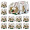 Christmas Handheld Box Window Candy Packaging Box Hand Carry Cooking Cake Cookie Box
