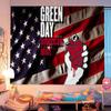 Green Day Muzyka Zespół Rockowy Wykres Gobelin Dekoracja Domu Hippie Bohemian Dekoracja Wróżbiarstwo Wiszący na Ścianę Wystrój Domu