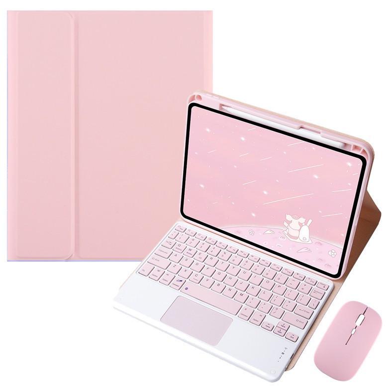 Compatible Xiaomi Tablet 5/6/7/8 Pro Bluetooth Keyboard Leather Case with Pen Slot for RedmiPad 2