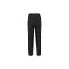 Anta Running Series Solid Color Logo Mid-Rise Straight Leg Nine-Point Casual Pants Women Bottoms Black 162335501-1