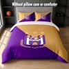 Set Biancheria da Letto Design Anderlecht FC 1 Copripiumino + 2 Federe Morbide Traspiranti Biancheria da Letto per la Casa