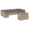 VidaXL Salon de Jardin avec Coussins 12 pcs, Canapés de Terrasse, Ensemble de Meubles de Patio, Mobilier d'Extérieur, 3226444