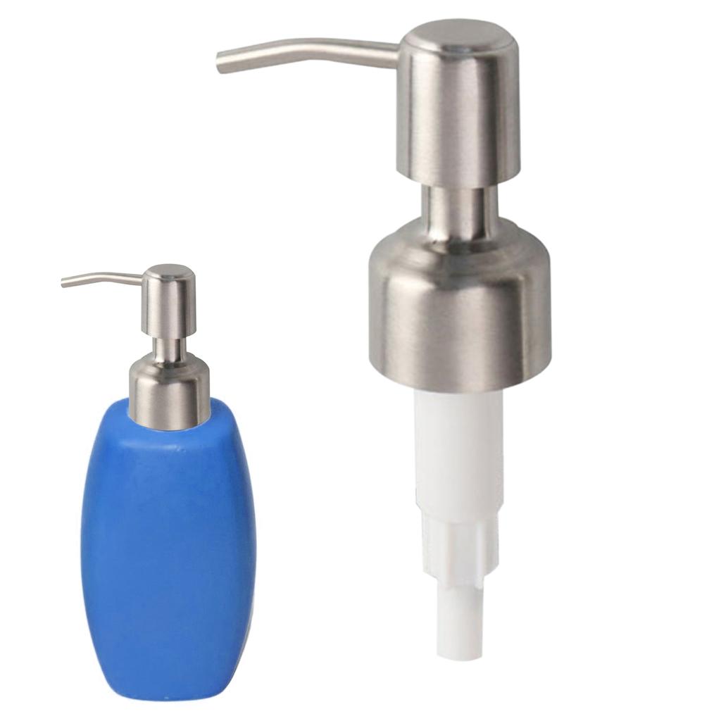 1pc Hand Drücken Edelstahl Hotel Universal Home Küche Seife Dispenser Pumpe