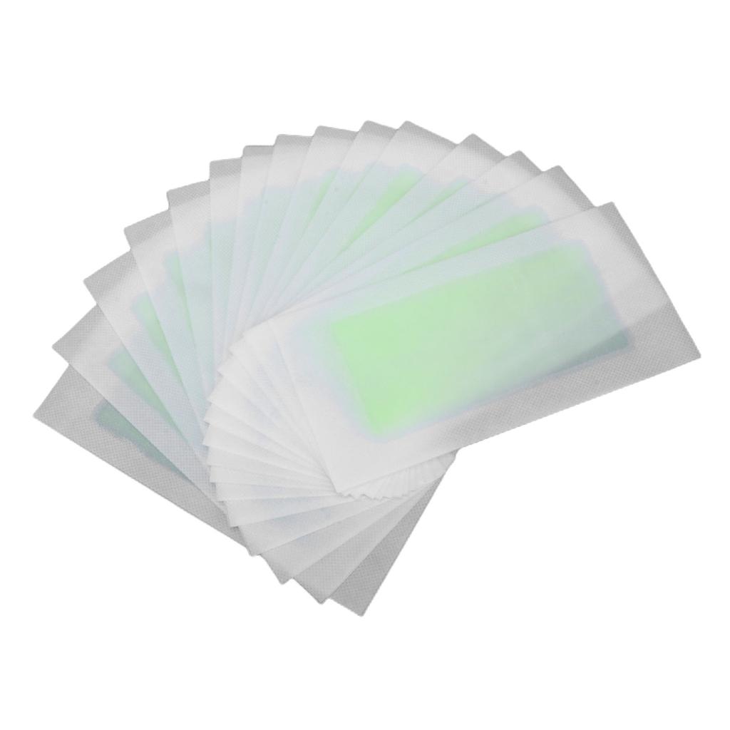 30PCS Wax Strips for Hair Removal Depilatory Waxing Strips with Citrus Scented for Body and Face