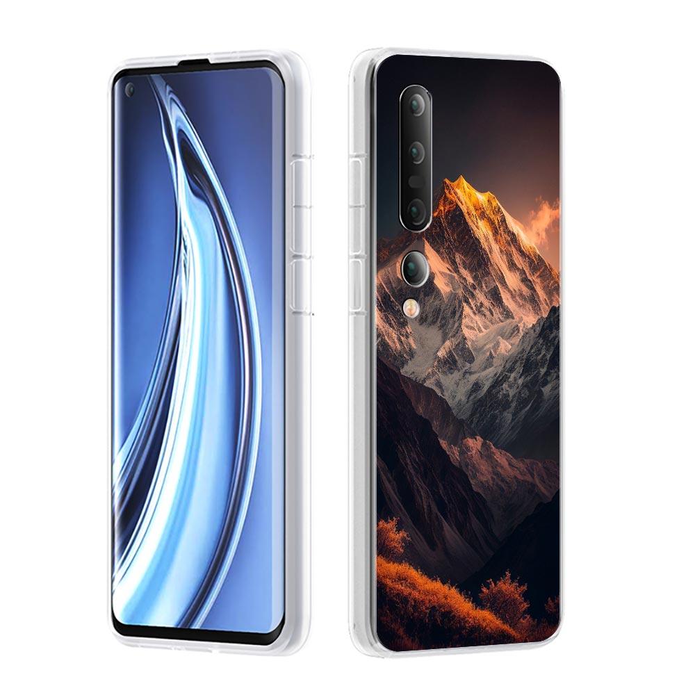 Phone Case For Xiaomi Mi Poco X7 X6 X5 NFC X3 Pro 17 15T 15 14T 14 13T 11 12 13 Lite Clear TPU Cover Mountain Peaks Landscape