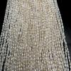 1String, White Natural Freshwater Pearls, Handmade Rice Pearl Beads, 2-3 Mm, for DIY Necklace Accessories, Jewelry Making, Women Gift, 36 Cm