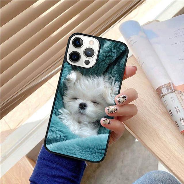 Maltese Dog Puppy Cute Coque Shell For iPhone 17 Air 15 16 Pro Max 14 13 12 11 Pro Max Plus Phone Case Cover