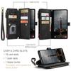 For Samsung Galaxy A55 A35 A25 5G (2025) Wallet Case, Durable PU Leather Magnetic Flip Strap Wristlet Zipper Card Holder Cover