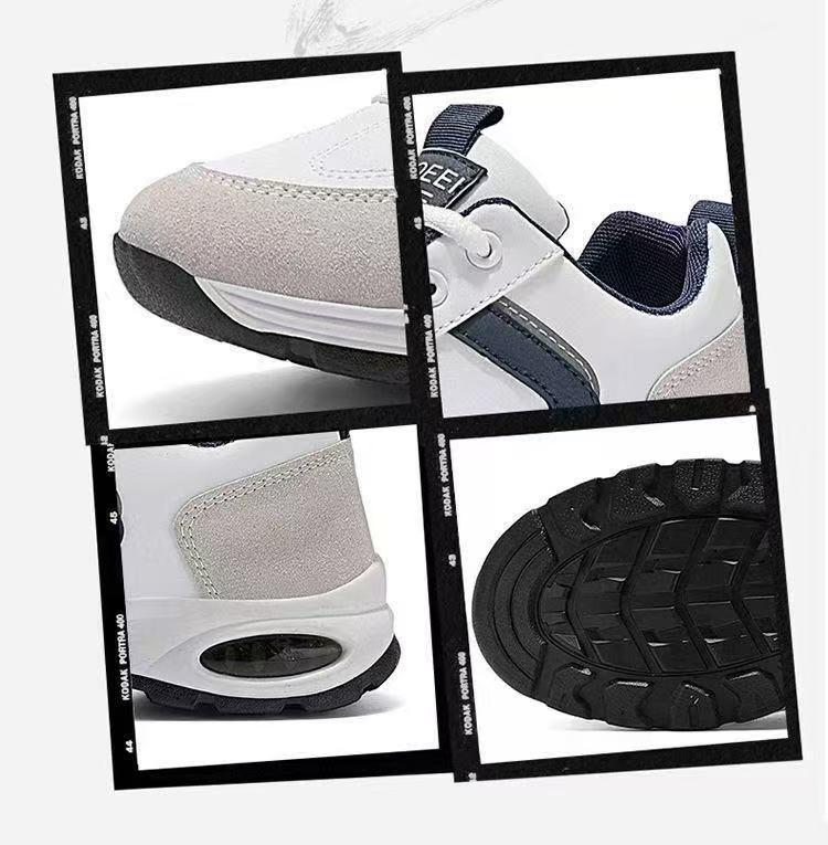 Men's Lightweight Waterproof Running & Work Shoes - Comfortable, Thick Sole, Casual Outdoor Sneakers for Spring & Autumn