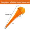 New Multi-Functional Long-Spout, Single-Hand Pouring Oil Funnel