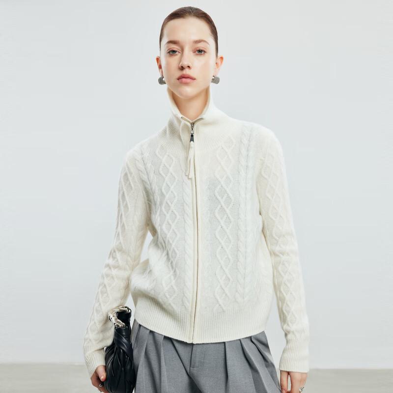 

Женский кардиган из кашемира с ретро ромбовым жаккардом Paluopo S