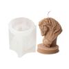 Horse Head Silicone Candle Mold Creative Animal Soap Resin Plaster Mould Ice Chocolate Cake Baking Set Home Decor Gift