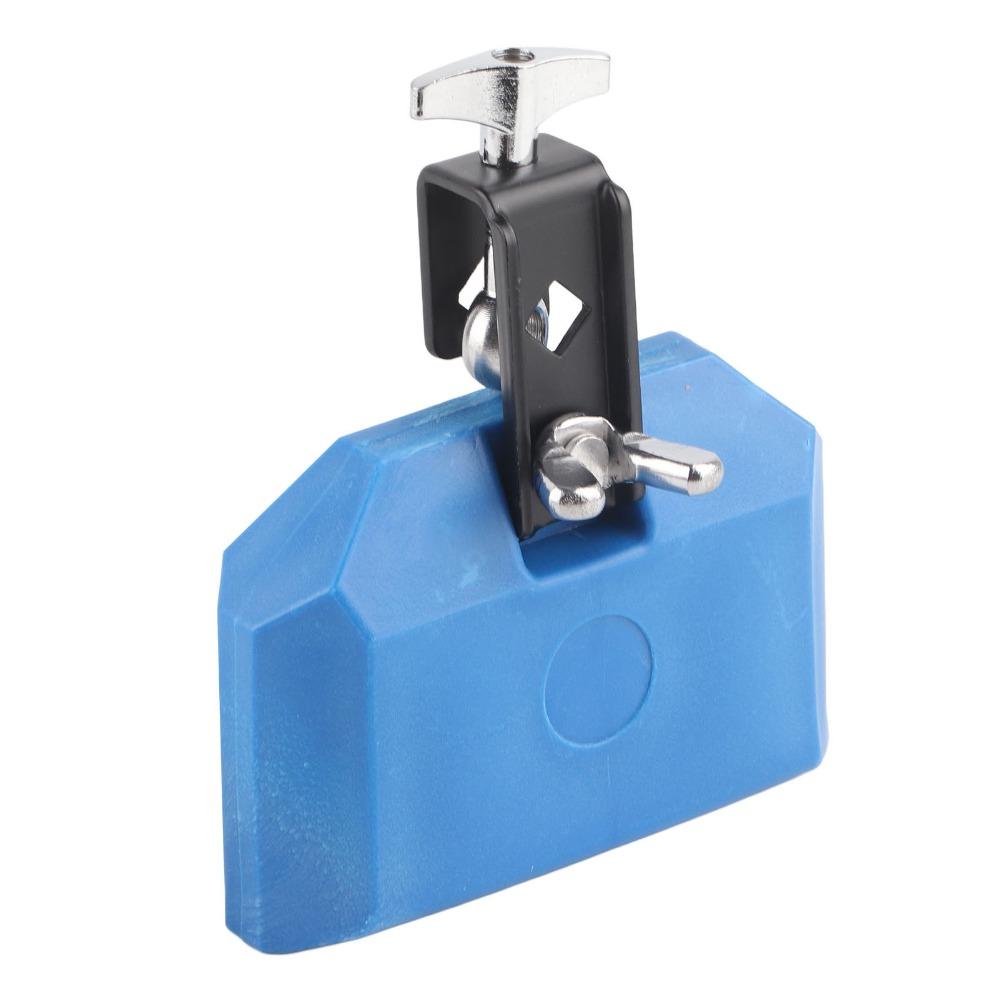 ABS+Metal Plastic Cowbell Blue+Yellow Musical Cowbell Percussion Practice