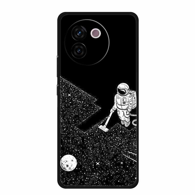 For Vivo V30e Case Popular Black Silicone Soft Back Cover Case For Vivo V30e Phone Case Cover V 30 e V 30e V30 e Coque Funda Bag