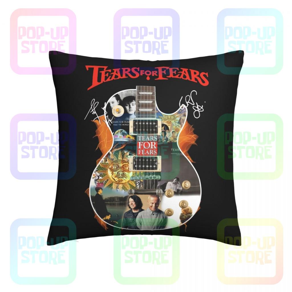 Soft Tears For Fears Guitar Gibson English Pop Rock Band Throw Pillow