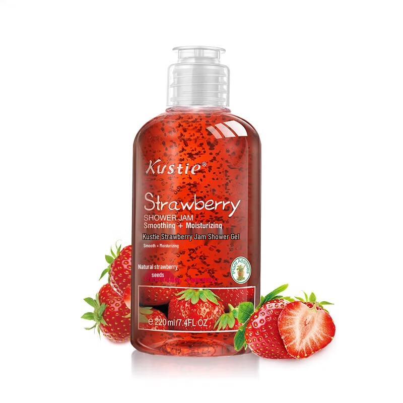 Kustie Strawberry Jam Shower Gel 3-Pack