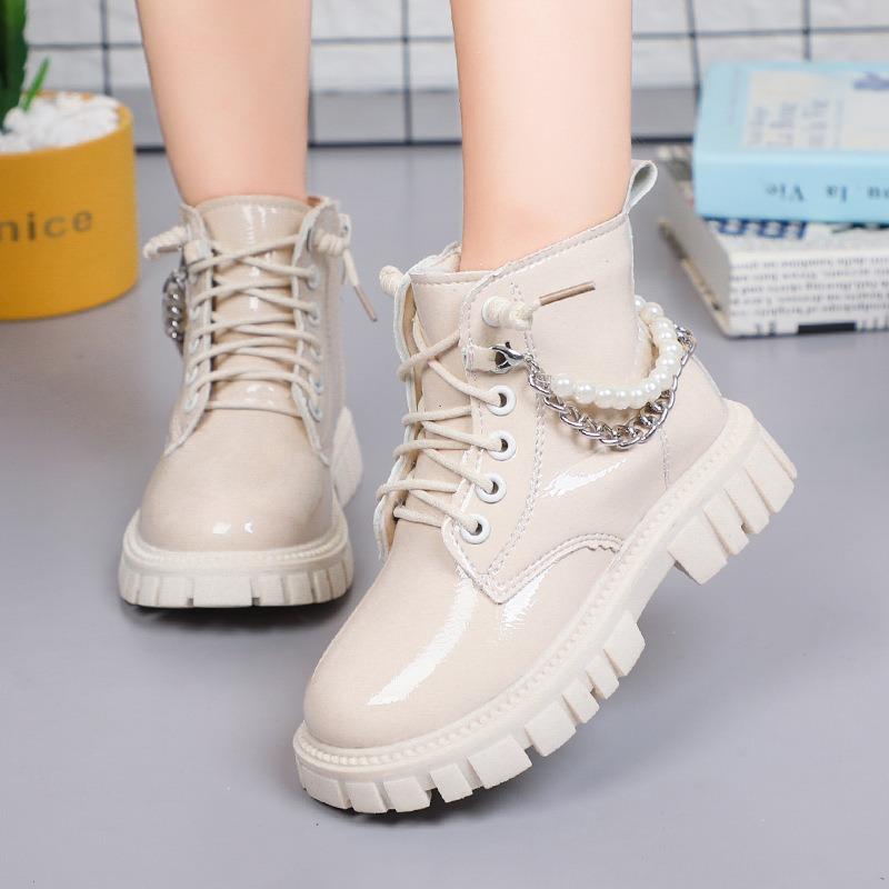 Koreanische version des Britischen stil kinder Martin stiefel retro mädchen leder stiefel kurze stiefel