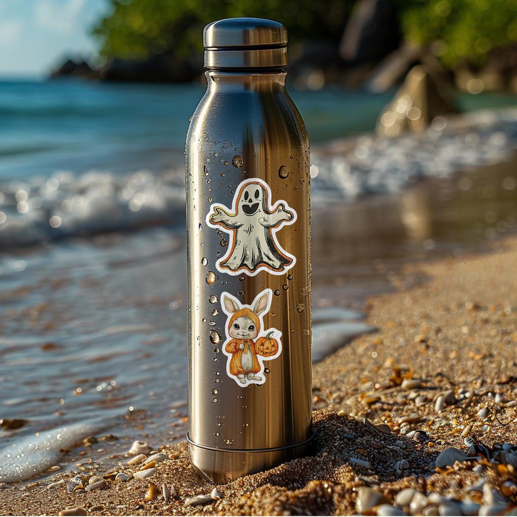 50PCS Nordic Style Halloween Graffiti Stickers - Waterproof Decor for Water Cup, Phone, Computer & Skateboard AnimeWorlds Store