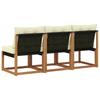 3 Piece Outdoor Center Sofa