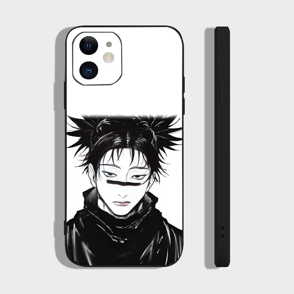 Anime J-Jujutsu Kaisen For IPhone 15 16 14 Plus 13 12 11 17 Pro Max 17 Air Black Soft Phone Cover