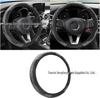 Universal Four-Season Faux Carbon Fiber Steering Wheel Cover for SUVs and Sedans