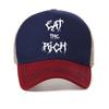 Cappellino da baseball con stampa EAT THE RICH Moda Casual Harajuku Unisex Cappello da sole per esterni Estivo da donna Rete Traspirante Cappellini snapback