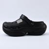 Hole shoes men's new summer wear non-slip bag head thick-soled casual sports big head slippers