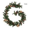 1.8m Red Berry Christmas Garland Thickened Xmas Decoration Vine for Home Party Holiday Decor