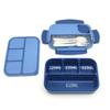 Four-compartment Student Lunch BoxWith Seasoning Box  Worker Microwave Heating Lunch Box Student Special Compartment Lunch Box
