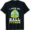 FLYEHI I Love My Ball Python for All Snake Fan T-Shirt
