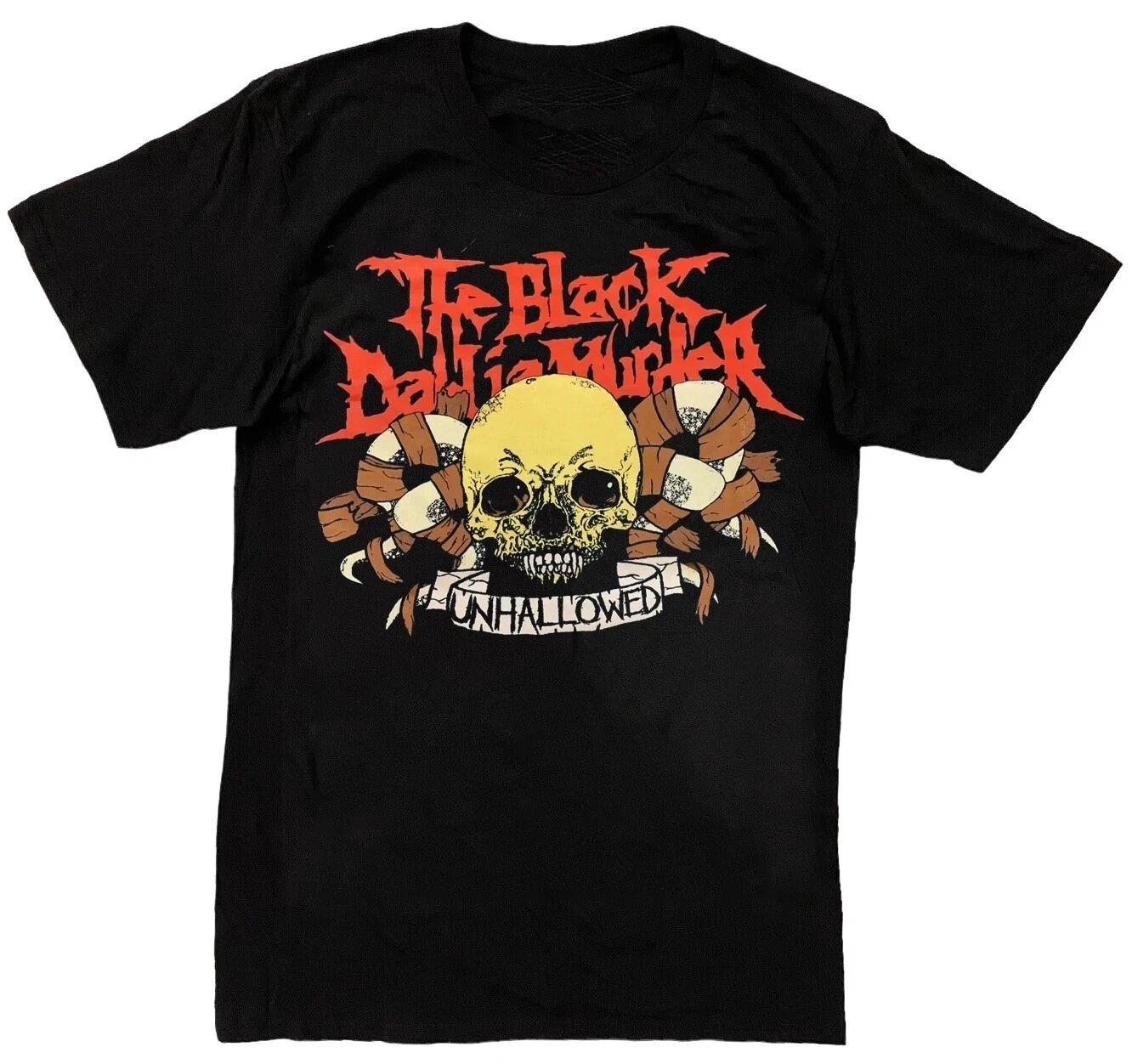 Vtg The Black Dahlia Murder Band Unhallowed Cotton Black T-Shirt Size S-3XL S