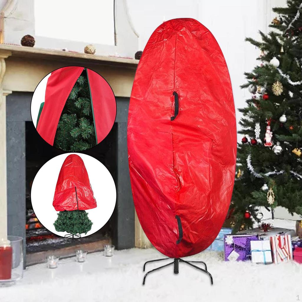 Christmas Tree Decorations Storage Bag Premium Upright Tear Proof Store up to 5/6/8ft Oval