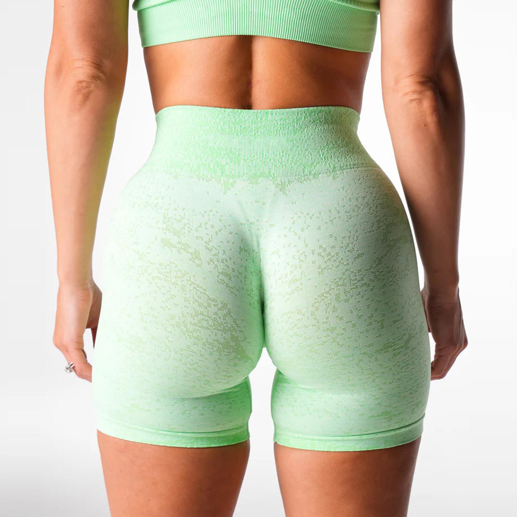 

Бесшовные дышащие брюки и шорты для йоги NVGTN - Персиковые ягодицы, одежда для бега и фитнеса Medium